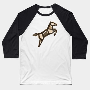 Paper Anigami Horse Baseball T-Shirt